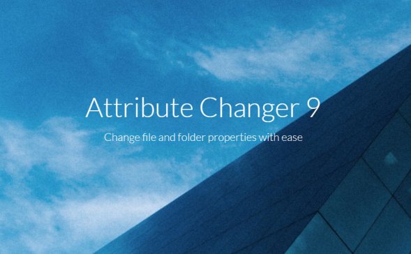 文件属性修改工具-Attribute Changer11.30b简体中文汉化版